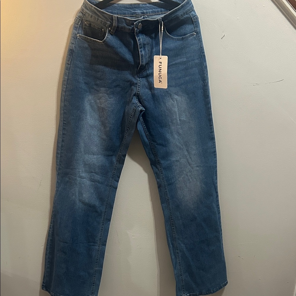 Women's Classic Straight Leg Jeans - Dark Blue